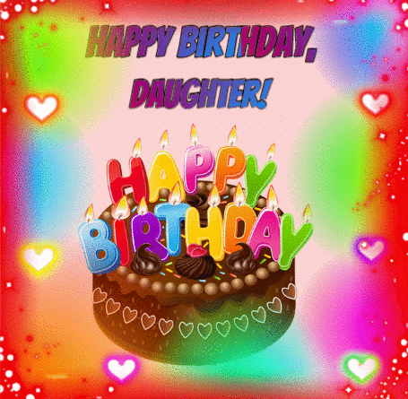 Animated Birthday Greeting eCard for Daughter